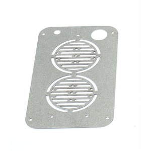 Plaque en acier inoxydable découpée au laser de haute précision, fabrication de tôles perforées sur mesure - Product Image 3