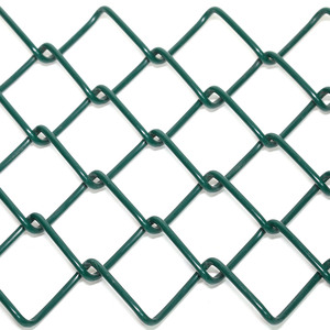Clôture à maillons de chaîne galvanisée revêtue de plastique, 5 pieds, 6 pieds, 8 pieds, 9 Gauge, 10 Gauge, PVC, diamant, treillis métallique, clôture de <span class=keywords><strong>jardin</strong></span> - Product Image 1