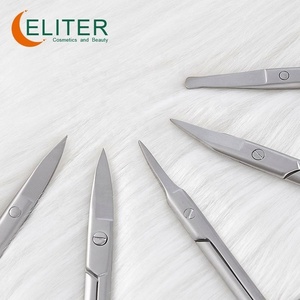 Eliter, proveedor mayorista, hoja curva clásica, acero inoxidable, manicura, Tijera para cutículas, uñas, tijeras para cutículas - Product Image 4