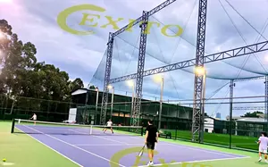 EXITO fabrika kaynağı kürek alanları kapalı Padel mahkemeleri panoramik Padel tenis kortu