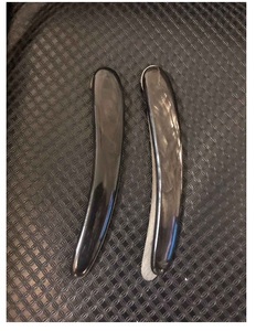 ด้ามมีดโกนหนวดแบบใบมีดเดี่ยวทำจากเขาสัตว์ธรรมชาติสำหรับผู้ชาย มีดโกนแบบใบมีดเดี่ยวที่เป็นมิตรกับสิ่งแวดล้อมพร้อมด้ามจับทำจากเขาสัตว์ - Product Image 1