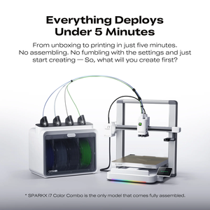 SPARKX I7 <b>3D</b> <b>Printer</b> Multicolor with Direct Extruder Quick Assembly Silent Motherboard Wi-Fi Control - Product Image 6