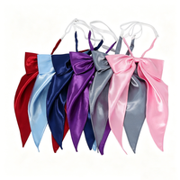 Nœud Papillon Long Rose, Violet et Doré Personnalisé en Polyester Recyclé Certifié GRS pour Femme – Fabricant de Nœuds Papillon