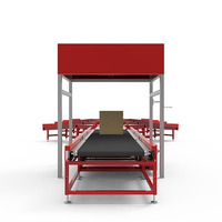 Machine de numérisation 3D à vitesse réglable nouvel équipement de tri d'entrepôt Scanner de codes à barres à ceinture en acier inoxydable Machine de tri DWS