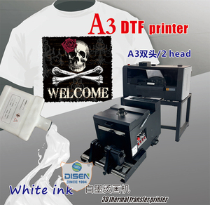 bibo New Small <b>Mini</b> XP600/I3200 All-in-One Roll-to-Roll DTF <b>Printer</b> A3/A4 Double Head Power Shaker Dryer Oven Kit - Product Image 2