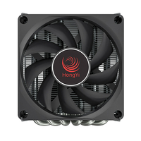 Pendingin CPU 150W, termasuk pasta termal LGA 1700/2011/1151/1156 AM4/AM5 pipa panas tembaga ARGB