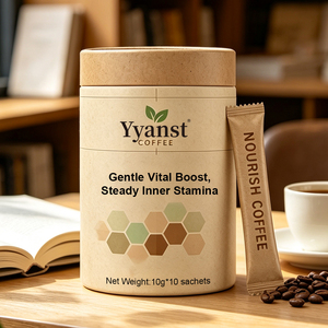 Café Instantáneo Nutritivo, Impulso Vital Suave, Energía Interior Constante, Suplemento Energético Herbal Natural, Extracto de Plantas, Bienestar Masculino, en Frasco - Product Image 2