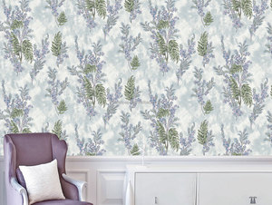 Papel tapiz de Pvc moderno y elegante, vinilo clásico tradicional, revestimiento de paredes lavable, papel tapiz de hojas de plantas impermeable 3D para Decoración - Product Image 3