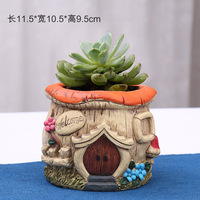 MSH Jardin Dessin Animé Lapin Succulent Pot De Fleurs Simple Pays Balcon Décoration