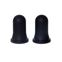 Ampoule en plastique blanche, noire, rouge, bleue, grise pour bouchon compte-gouttes en verre