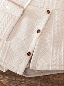 ชุดเสื้อผ้าเด็กวัย 0-3 ปี เสื้อถักแขนบานสีพื้น กางเกงโพลีเอสเตอร์ กระโปรง พร้อมกระเป๋า ชุด 2 ชิ้น สำหรับเด็กผู้หญิง - Product Image 3