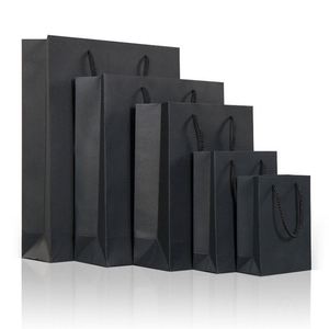 Bolsa de Compras de Papel Kraft con Asa Impresa con Logotipo Personalizado Biodegradable RTS, Bolsa de Papel para Llevar con su Propio Logotipo - Product Image 1