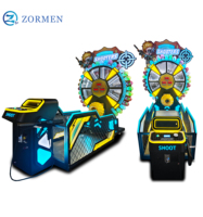 Machine de jeu d'arcade interactive à ballons colorés pour enfants, équipement de divertissement gonflable de tir pour fêtes