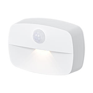Veilleuse LED T023 rectangulaire à capteur, alimentée par piles, lumière blanc chaud pour chambre, couloir, armoire - Product Image 5