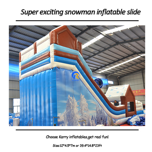 Chất lượng cao <span class=keywords><strong>Inflatable</strong></span> Alpine ống trượt tuyết trắng <span class=keywords><strong>Inflatable</strong></span> trượt trượt Bouncer trượt cho mùa đông lễ hội sự kiện - Product Image 2