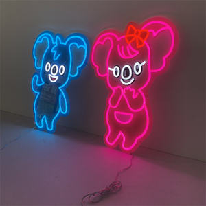 Новый дизайн неоновой вывески, бесплатный дизайн, RGB-неоновые светильники, вывеска с эффектом тысячи слоев зеркала, настенная реклама, волшебный декор для комнаты и дома - Product Image 5