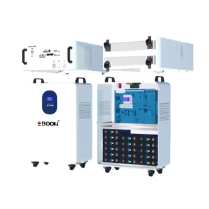EBOOM แบตเตอรี่ลิเธียมไฮบริดแบบพกพา 5kWh สำหรับโซลาร์เซลล์ ชาร์จไฟได้ พร้อมระบบ BMS 300Ah สำหรับใช้ในบ้าน มาตรฐาน IP65 รองรับ CAN - Product Image 6