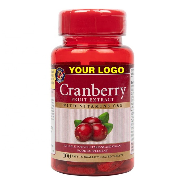 100% Natural Health Supplement Cranberry Extract Tablet