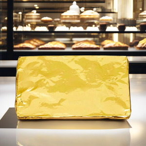 Tùy chỉnh 20x20 cm vàng sô cô la kẹo <span class=keywords><strong>wrappers</strong></span> nhôm lá giấy cho gói sô cô la thanh - Product Image 3