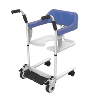 Siège de toilette pour personnes âgées et chaise de transfert pliable de haute qualité, vente chaude 2025, pour personnes handicapées ou malades
