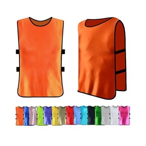 Custom Polyester Voetbal Sport Training Slabbetjes Ademend Voetbalvest Voetbal Training Vest Goedkope Voetbal Slabbetjes - Product Image 2