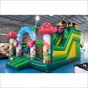 Castillo Inflable QY QY001 <span class=keywords><strong>My</strong></span> <span class=keywords><strong>World</strong></span>, Combinación de Tobogán y Trampolín, 6x3M, Personalizable, Material de PVC Comercial, Gran Venta - Product Image 2