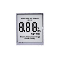 Écran numérique LCD monochrome noir et blanc de type TN de 1,5 pouce de qualité supérieure 2026 pour testeur d'alcoolémie