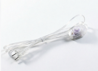 Cable regulador de intensidad LED de 1.8M para lámparas de mesa, con enchufe EU/US, 220V, cable eléctrico.