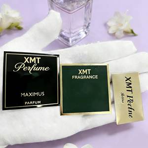 Etiqueta Metálica en Relieve 3D de Papel de Aluminio, Etiqueta Adhesiva Duradera con Logotipo para Botellas de Perfume, para Uso Artesanal, Etiquetas de Embalaje - Product Image 2