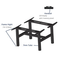 Bureau Électrique Convertible Moderne pour Salle d'Étude avec Verrouillage pour Enfants Panneau en Bois Non Toxique Cadre en Acier Inoxydable Montage Mural
