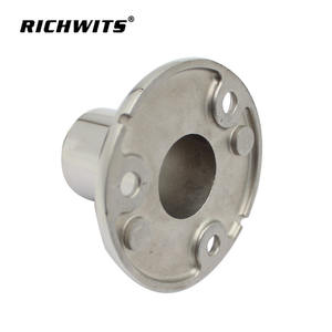 Base de tube à bride en acier inoxydable 316 à 90 degrés pour les rampes de yacht, quincaillerie marine avec câble métallique - Product Image 2