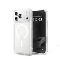 Étui magnétique translucide mat pour iPhone 17 Pro Max, antichoc, sensation de peau luxueuse, coque de protection pour téléphone portable, Fundas