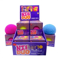 Nouveau style créatif, balle en peluche changeante de couleur, jouet anti-stress mignon, jouet à presser en mélasse, doux et moelleux, cadeau amusant pour la relaxation, fabriqué en Chine