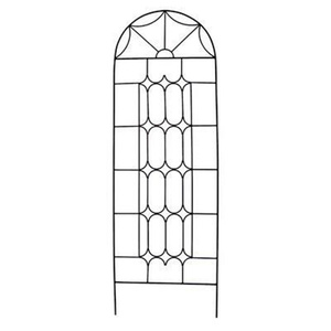 <span class=keywords><strong>Treillis</strong></span> d'oiseaux perchés, <span class=keywords><strong>treillis</strong></span> de jardin en métal de 72 pouces de hauteur, aide à l'escalade <span class=keywords><strong>pour</strong></span> plantes, 120x40 cm, motif de vigne, noir - Product Image 1
