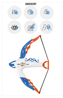 Arbalète de chasse pour enfants EU Access, jouets de tir à l'arc, ensemble arbalète et flèches avec balles souples, lance-pierre professionnel puissant à vendre
