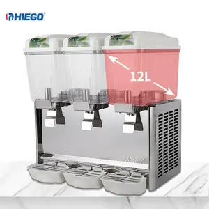 Dispensador de bebidas frías con tanque único, Mini máquina eléctrica de bebidas mezcladas de zumo, 12L