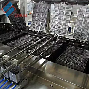Mesin Biskuit Wafel Produktivitas Tinggi/Lini Produksi Wafer Lembut/Peralatan Memanggang Wafel Lembut