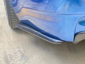 Diffuseur latéral arrière en fibre de carbone <span class=keywords><strong>E92</strong></span> E93 RZ Style Splitter Coins pour <span class=keywords><strong>BMW</strong></span> Série 3 <span class=keywords><strong>M3</strong></span> G80 Pare-chocs Spoiler Lip - Product Image 4