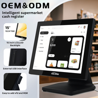Sistema POS para Restaurante con Pantalla Táctil Windows 7/8/10 GL-P150 Intel Core I3/i5, Caja Registradora, Terminal de Pago Offline e Impresora