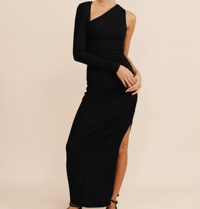 <span class=keywords><strong>Robe</strong></span> de soirée élégante de luxe pour femmes <span class=keywords><strong>robe</strong></span> décontractée à manches longues collants noirs Super <span class=keywords><strong>longue</strong></span> <span class=keywords><strong>robe</strong></span> nouvelles femmes Sexy - Product Image 3