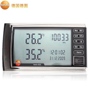 Thermomètre hygromètre numérique Testo 622, enregistreur de température et d'humidité, jauge de pression atmosphérique industrielle - Product Image 4