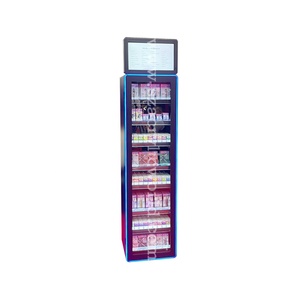 Présentoir de sol métallique multi-niveaux pour snus – Vitrine de tabac en gros pour magasins de détail et boutiques de tabac - Product Image 1