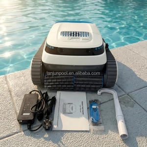 Robot Limpiafondos de Alta Succión que Escala Paredes - Limpiador Subacuático Automático con Evasión Inteligente de Obstáculos - Product Image 1