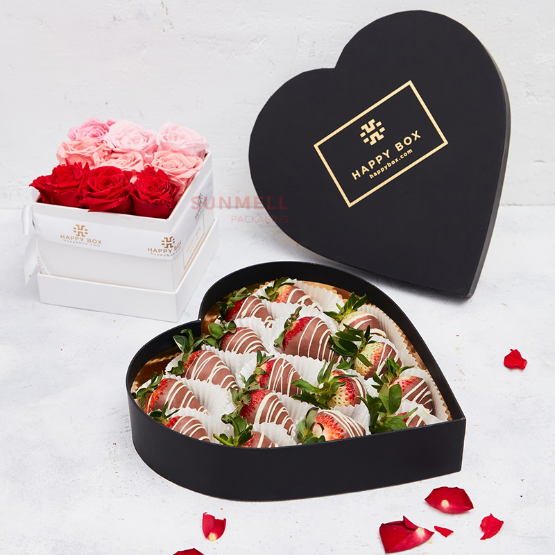 Boîte à chocolats en forme de cœur