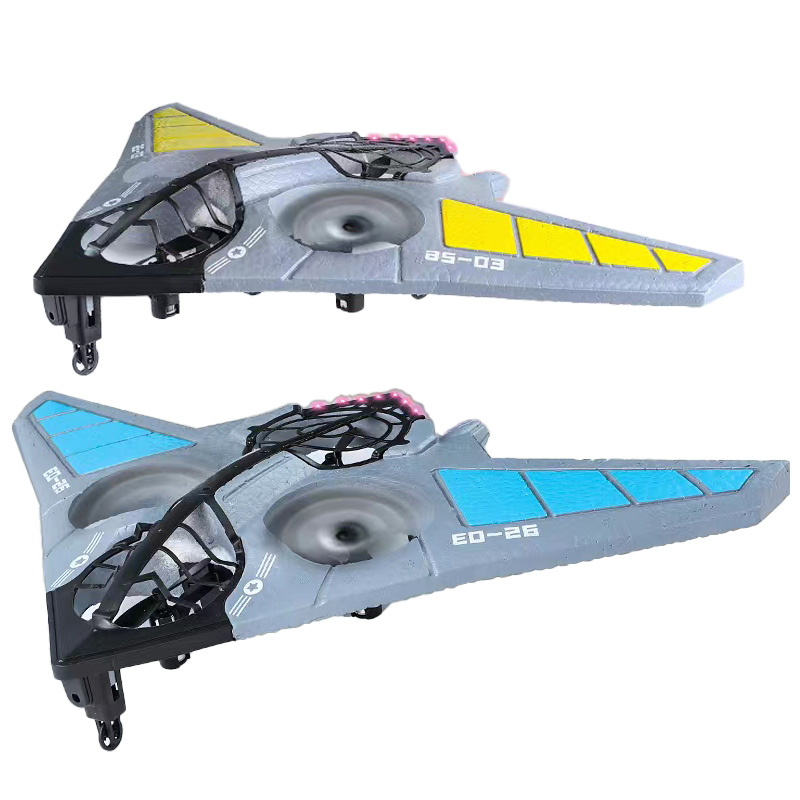 RC LED Fighter Toys EPP Foam Air Flying Glider Jet Fighter Stunt Plane Remote Control Aircraft Drone Model Toy