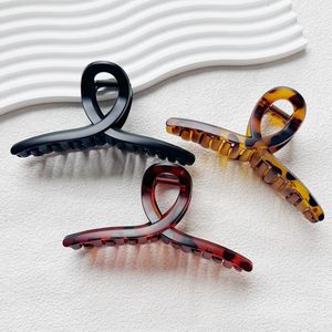 Pinzas de Pelo Premium de Plástico XL de 13 cm con Diseño de Caparazón de Tortuga, para Cabello Grueso, Resistentes, con Estampado de Leopardo, Ecológicas, para Uso Diario - Product Image 2
