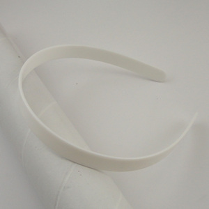 <span class=keywords><strong>Serre</strong></span>-têtes en plastique blanc et noir de 14 mm à surface plate sans dents pour accessoires capillaires DIY pour femmes, cerceaux à cheveux simples - Product Image 5