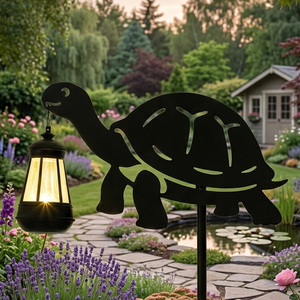 Lámpara Solar de Jardín con Forma de Conejo Negro, Decoración Exterior Única con Linterna Solar, Precio de Fábrica - Product Image 5