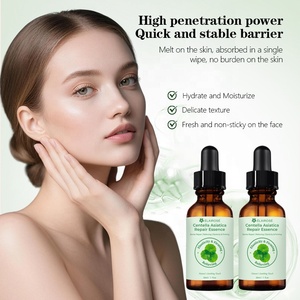 Sérum réparateur à la Centella en gros pour le visage, le corps et le <span class=keywords><strong>nez</strong></span>, réparation de la barrière cutanée, éclaircissement de la peau, anti-âge, hydratant, niacinamide, acide hyaluronique, OEM - Product Image 4