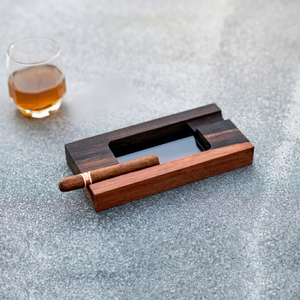 Cenicero de Madera Maciza para el Hogar y la Oficina - Product Image 1